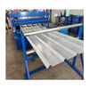 Máquina para fabricar paneles de techo de doble capa/máquina formadora de rollos de acero galvanizado